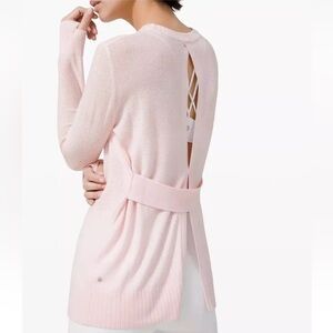Lululemon‎ Sincerely Yours Sweater in Pink Size 8